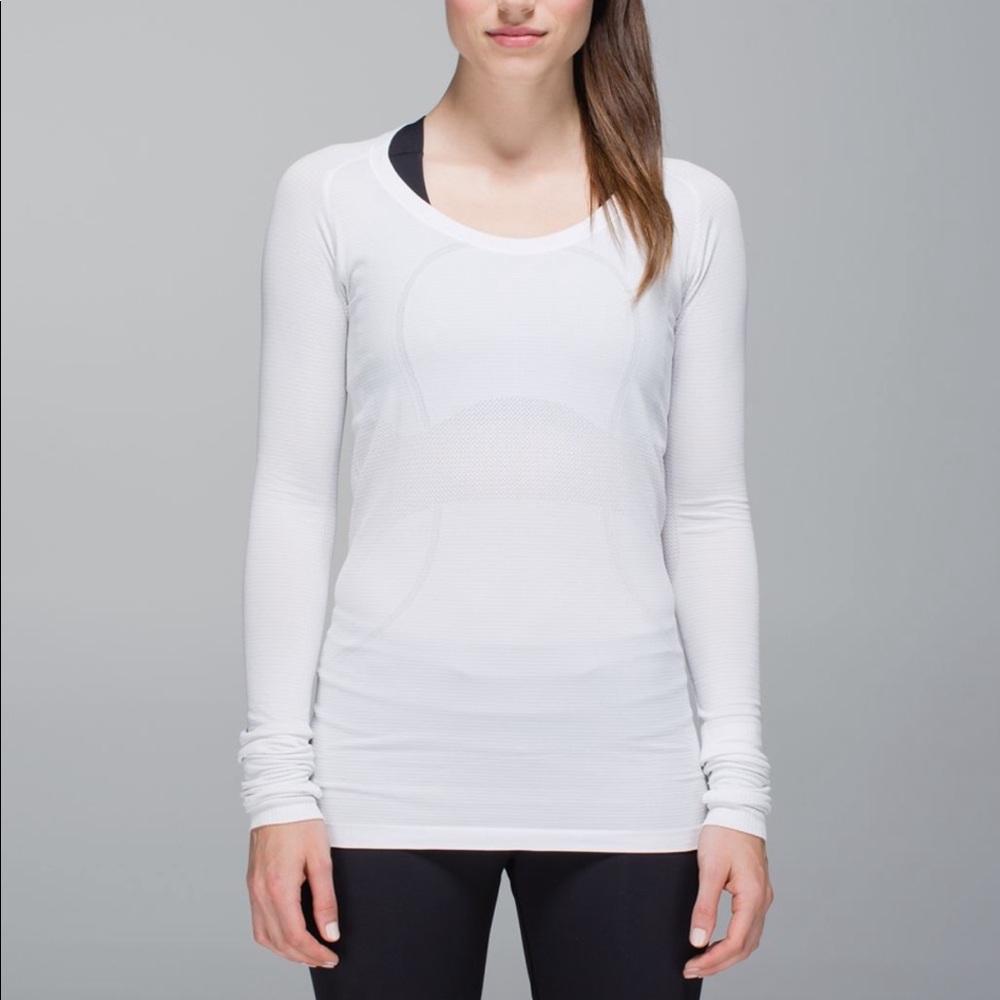 lululemon white swiftly tech long sleeve